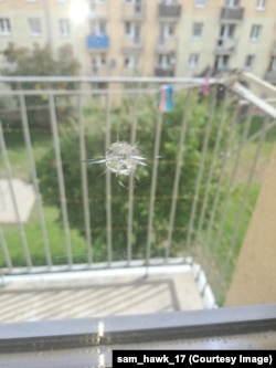 Вікно Тетяни, у яке стріляв невідомий, Згеж, Польща, 19 липня 2026 року