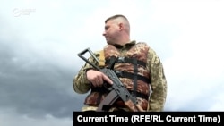 Український прикордонник на кордоні з Білоруссю. Травень, 2026 рік