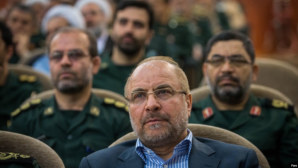 محمدباقر قالیباف در یکی از نشست‌های سپاه پاسداران انقلاب اسلامی