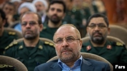 محمدباقر قالیباف در یکی از نشست‌های سپاه پاسداران انقلاب اسلامی