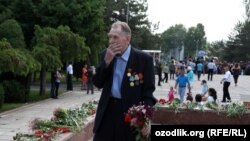 Ўзбекистонлик уруш фахрийси.