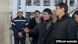 Сапар Исаков Бишкек Жылуулук борборунда. 27-январь, 2018-жыл.