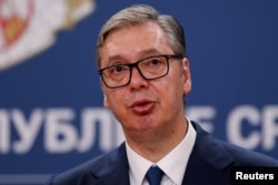 Presidenti i Serbisë, Aleksandar Vuçiq. Fotografi nga arkivi.
