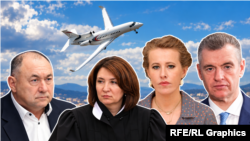 ივან დემჩენკო, ელენა ხახალევა, ქსენია სობჩაკი და ლეონიდ სლუცკი (ფოტოკოლაჟი)
