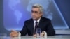 Armenia - President Serzh Sarkisian is interviewed by Armenian Public Television, Yerevan, 17Jun2014.