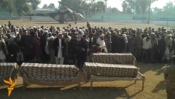 په جلال اباد کې د پرونۍ پېښې د قربانیانو جنازه