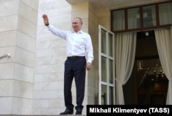 Владимир Путин в резиденции "Бочаров ручей", сентябрь 2020 года