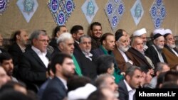 یکی از دیدارهای مداحان با رهبر جمهوری اسلامی