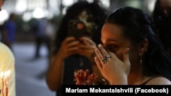 ერთ-ერთი დაკავებული მარიამ მეყანწიშვილი.