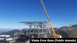 Platforma ski centra u blizini kosovsko-crnogorske granice 