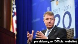 Președintele Klaus Iohannis la dezbaterea „După 20 de ani - relevanța parteneriatului startegic româno-american actualul context internațional și de securitate”, Heritage Foundation, Washington 7 iunie 2017.