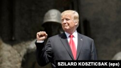 Дональд Трамп під час виступу у Варшаві, 6 липня 2017 року