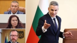 Колаж със снимки на служебния премиер Андрей Гюров (вдясно) и отстранените от постовете си главен секретар на МВР Мирослав Рашков, шефка на медицинския надзор Иванка Динева и шеф на пътната агенция Йордан Вълчев