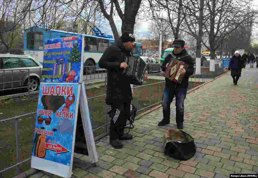 Muzicanți stradali la Tiraspol