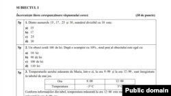 Evaluarea Națională 2021 | Subiectele la Matematică 