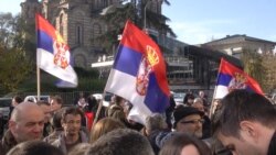 Protesters Begin Blockading Serbian TV