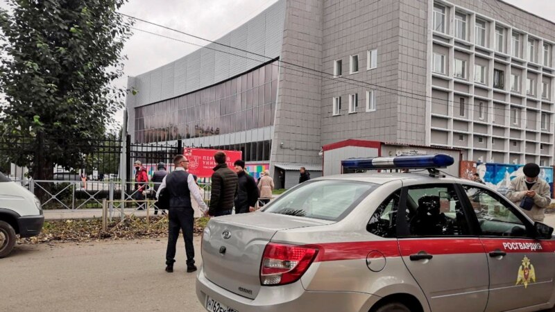 Rusiye: Perm universitetinde açılğan ateş neticesinde can bergenler bar, ücüm etken kişi «yoq etildi»