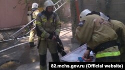 Пожар в Симферополе, 23 мая 2021 года