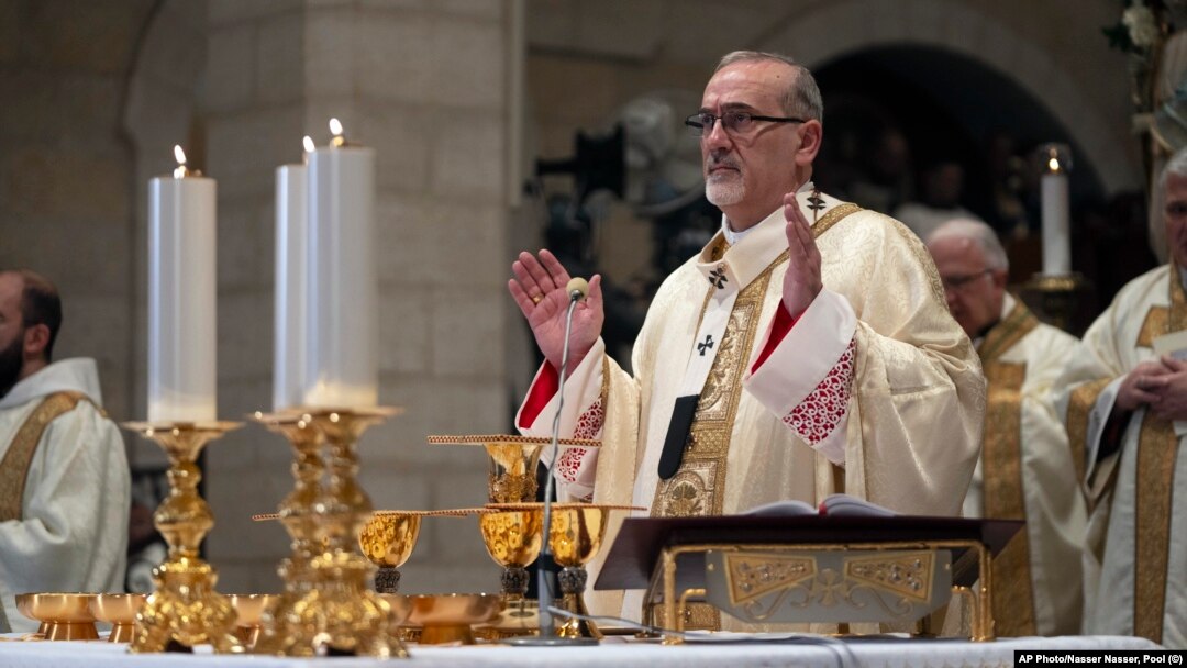 Pierbattista Pizzaballa na misi na Zapadnoj obali u decembru 2023. godine