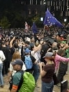 Georgia - Georgian protesters continued their daily demonstrations in the capital, Tbilisi, on September 9 - screen grab
