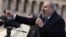 Armenia -- Prime Minister Nikol Pashinian addresses supporters at Republic Square, Yerevan, February 25, 2021.