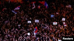 Sa protesta u Kraljevu, Srbija, 16. aprila 2025.