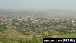 Nagorno-Karabakh - A general view of Stepanakert, 8Jul2011.