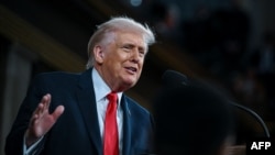 Američki predsednik Donald Tramp u Predstavničkom domu Kapitola Sjedinjenih Država u Vašingtonu, 24. februara 2026. godine.