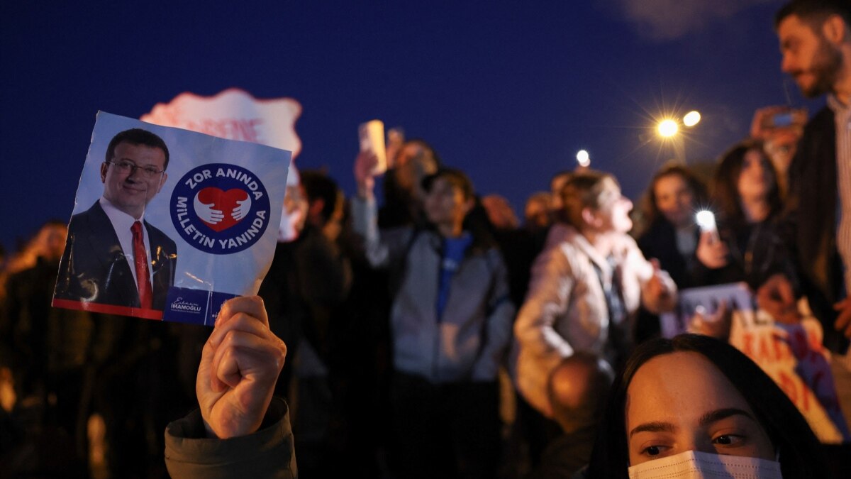სტამბოლის დაპატიმრებული მერი ექრემ იმამოღლუ პრეზიდენტობის კანდიდატად დაასახელეს
