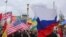La o manifestaţie anti-războinică de la Kiev, 16 martie 2014