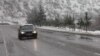 Tajikistan -- snowfall in Varzob district (Dushanbe - Khujand road) 11Jan2019 