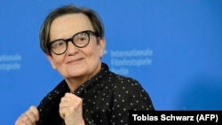 Polish film director Agnieszka Holland (file photo)