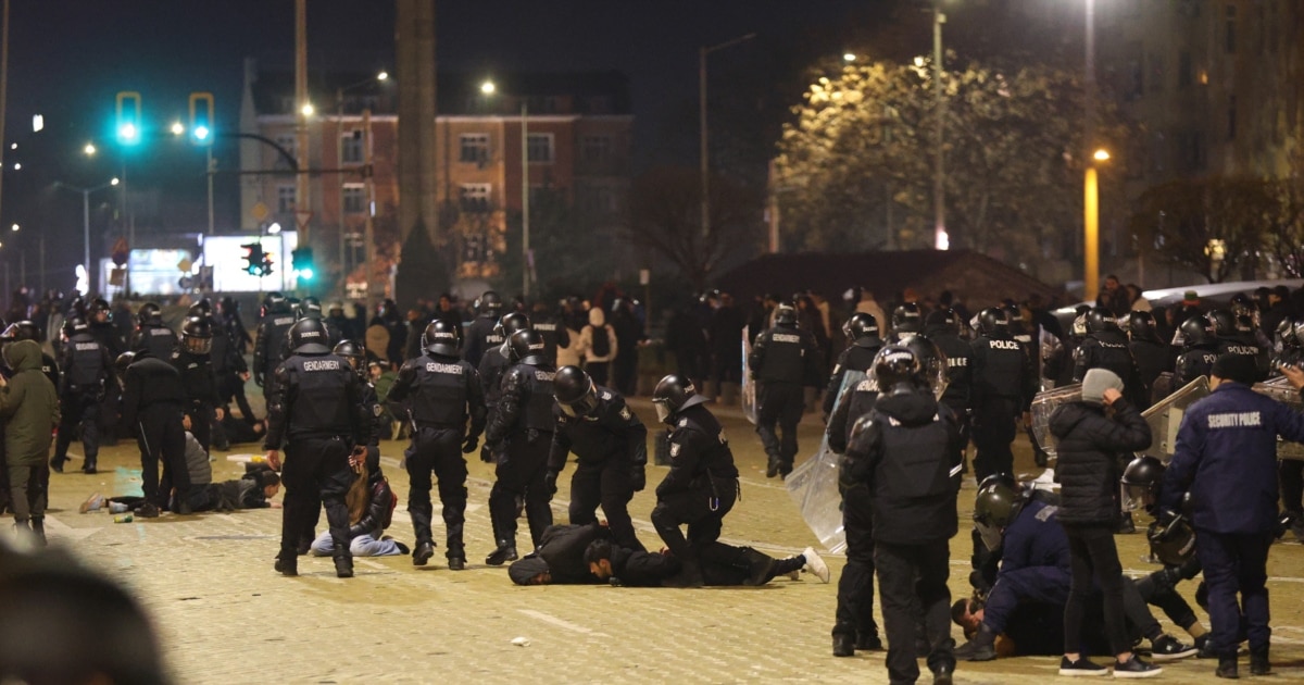 21-годишен мъж, арестуван по време на протеста в София в