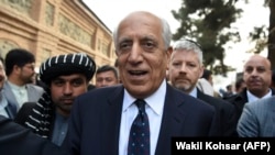 The U.S. peace envoy to Afghanistan, Zalmay Khalilzad, who is due to press Taliban and Afghan government officials to move forward on peace talks. (file photo)