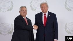 Mađarski premijer Viktor Orban i američki predsjednik Donald Trump, Egipat, 13. oktobra 2025.