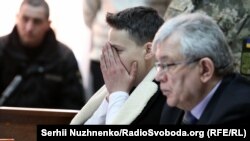 Надежда Савченко в суде, Киев, 23 марта 2018 года