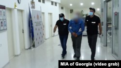 Кадры задержания Гобозова в сентябре 2020 года