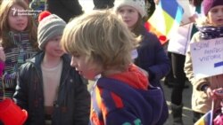 Children Join Anticorruption Protests In Bucharest