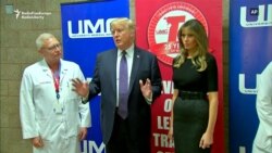 Trump Visits Las Vegas After Massacre