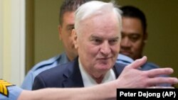 Ratko Mladić je osuđen na doživotni zatvor zbog genocida u Srebrenici, progona Bošnjaka i Hrvata širom BiH, terorisanja stanovništva Sarajeva dugotrajnim granatiranjem i uzimanjem pripadnika UNPROFOR-a za taoce.