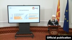 Архива: Министерката за образование и наука Рената Дескоска го презентира Буџетот за образование за 2018 година. 