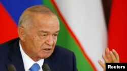 Президент Узбекистана Ислам Каримов. Москва, 26 апреля 2016 года.
