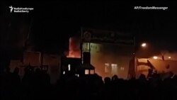 Amateur Video Said To Show Attack On Iran Police Station
