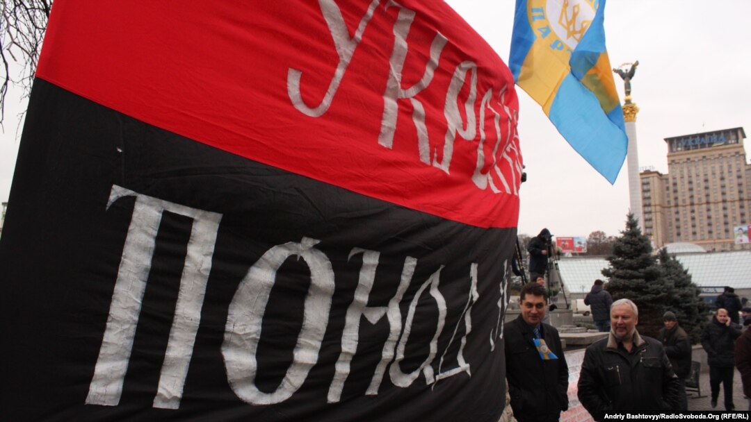 Так начиналась 22 ноября акция на Майдане в Киеве