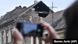 Krovovi u Zagrebu oštećeni u potresu
