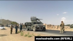 FILE: An Afghan army patrol in Logar Province.