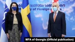 Анн Линде и Давид Залкалиани