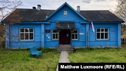 The administration building in Povalikhino that Marina Udgodskaya used to clean before she was elected head of the village. 