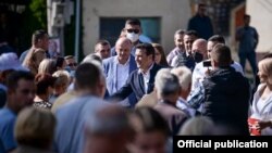 Премиерот Зоран Заев на средба со граѓани во Брвеница