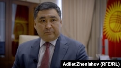 Данияр Амангелдиевдин "Азаттыкка" маек берип жаткан учуру.
